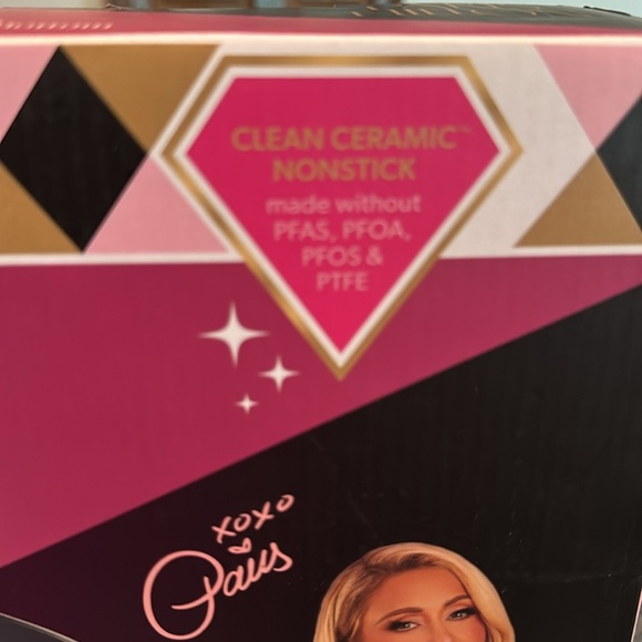 Paris Hilton 9.5" Frying Pan with Induction Bottom NIB - Picture 3 of 9